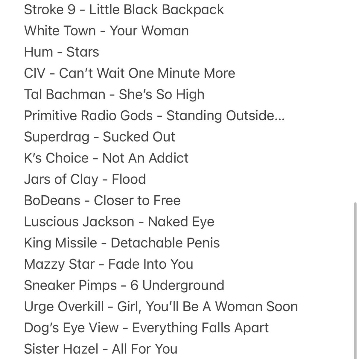 Sam Roberts’ Show tweet media