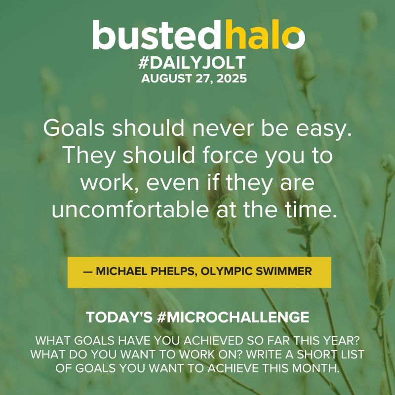 BustedHalo's tweet image. Today&apos;s #DailyJolt comes from #MichaelPhelps.