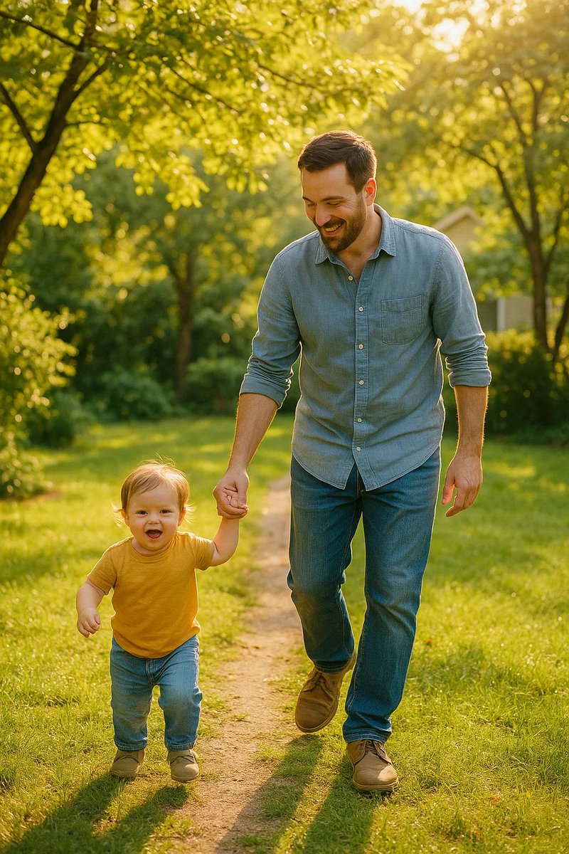 👣 Every Step Together is a Memory Made
Fatherhood is about cherishing moments like this holding hands, taking first steps, and showing your child the world. It’s these everyday moments that shape their future and build lasting memories.

The Father Figure Formula helps you find