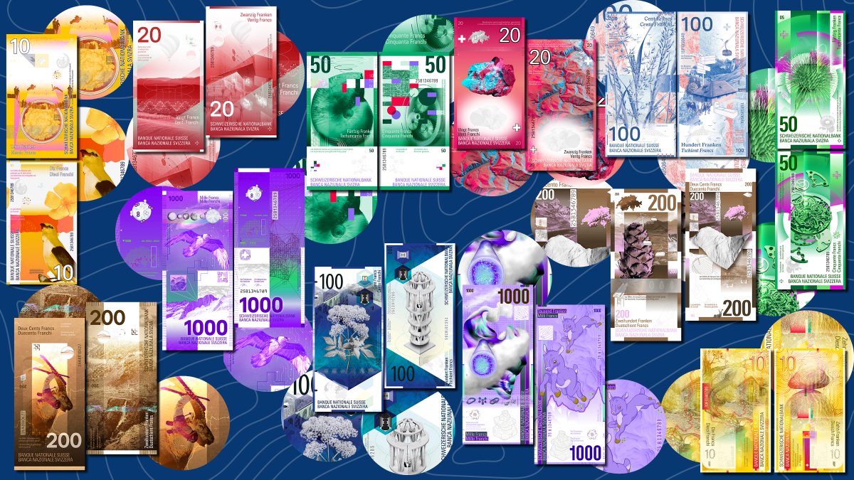 The Swiss National Bank is developing new banknotes – your opinion counts!

Link to the survey: 
newbanknoteseries.ch

Further information:
snb.ch/en/the-snb/man…