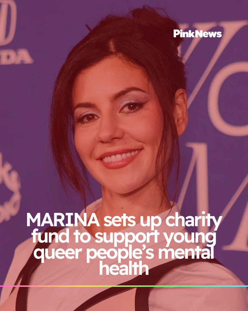 MARINA sets up charity fund to support young queer people’s mental health ➡️ bit.ly/4n3S2nv