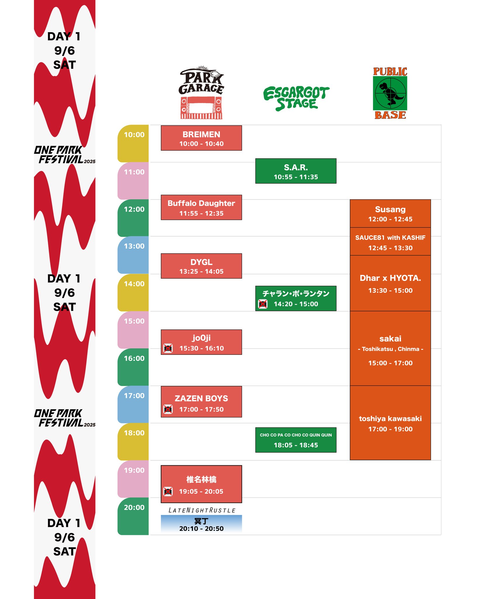ONE フェス2025のORANGERANGEのサイン入りの旗です。 MONGOL800 ga FESTIVAL What a Wonderful World!! 25」出演決定
