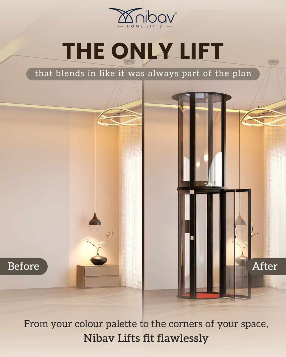 nibavmalaysia's tweet image. Why settle for ordinary when your home deserves seamless perfection?
From blending with your interiors to adding elegance without compromise, Nibav Lifts are made to fit flawlessly. ✨

#NibavHomeLifts #Nibavhomeelevators #NibavMalaysia #Malaysia