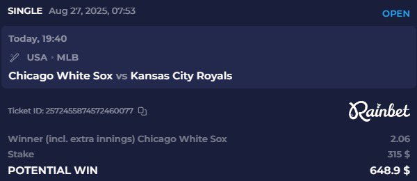 locked in on the Chicago White Sox