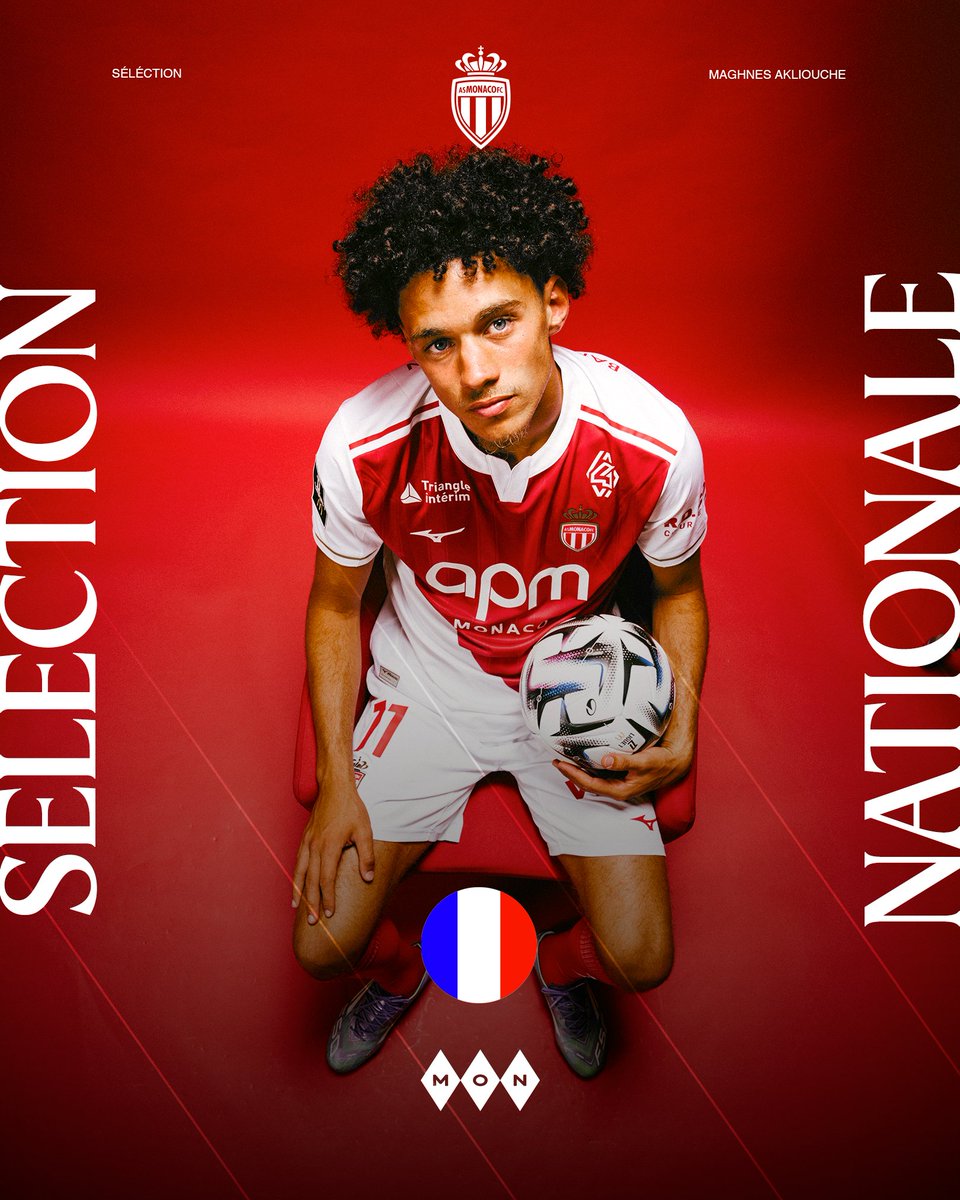 Maghnes Akliouche connaît sa première convocation en <a href="/equipedefrance/">Equipe de France ⭐⭐</a>  🇫🇷

𝑫𝒂𝒈𝒉𝒆 <a href="/Nesmaar_A/">Maghnes Akliouche</a> 🔥

#MadeInLaDiagonale