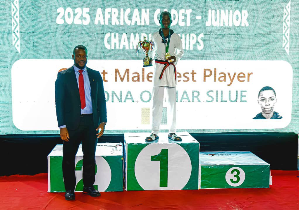 📸 Medal Ceremony 🥇🥈🥉

#AfricanTaekwondoUnion #worldtaekwondo #MixedGenderTeam #2025AfricanCadetJuniorChampionships 
#NaijaTaekwondoOpen #Abuja #Nigeria