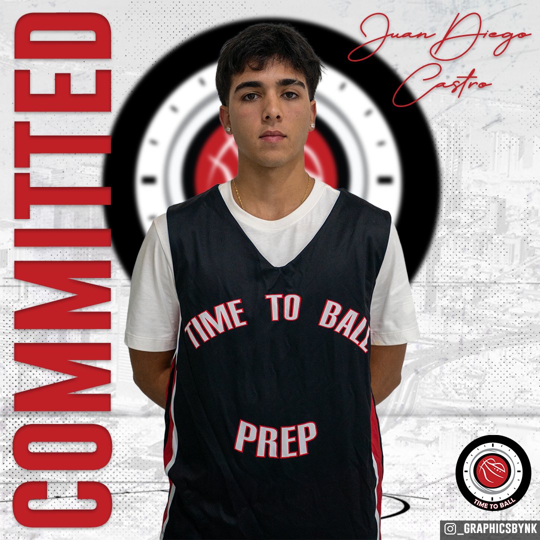 TimetoBallPrep's tweet image. New chapter, same mission 🏀💪 — Welcome Juan Diego Castro to the family. Let’s work. #NewCommit #PrepHoops #TimeToBall