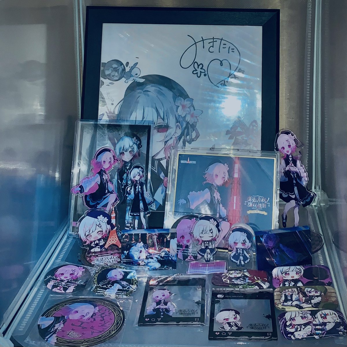 ふたりべや×鳩子のあやかし郵便屋さん　複製サイン入りミニ色紙 ALICE on X: 