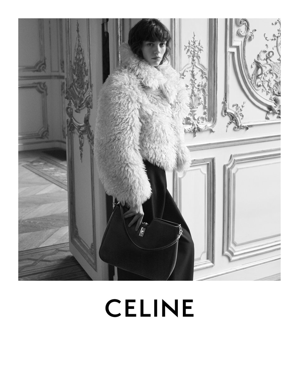 CELINE Fall, Part 2​
​
A collection of signature daywear and curated accessories. Captured by the Maison in April 2025. ​

CELINE Camille bag​
CELINE mohair pea coat ​

Available in store and on celine.com​

#CELINE​
#CELINEFALL