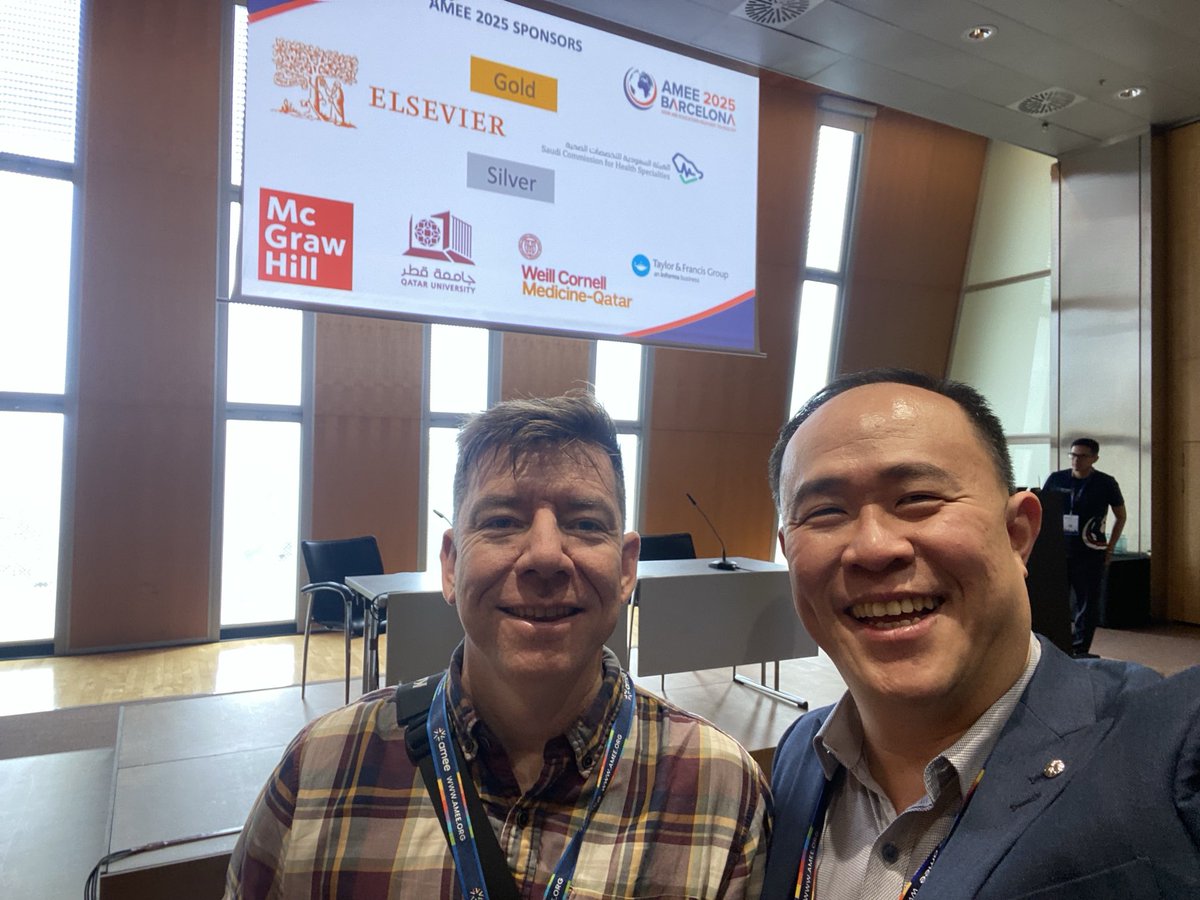 tan_eddie's tweet photo. What a fantastic conference on Medical Education (AMEE). I got to present my work on Simulated Calibration for the RACP Exams. #AMEE2025 https://t.co/BPDadvNVk9