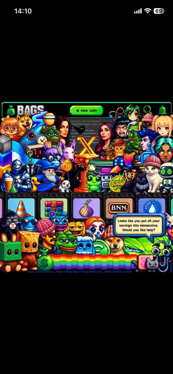 The 72 most important tokens on <a href="/BagsApp/">BAGS</a> are out. Do you see the $duck?