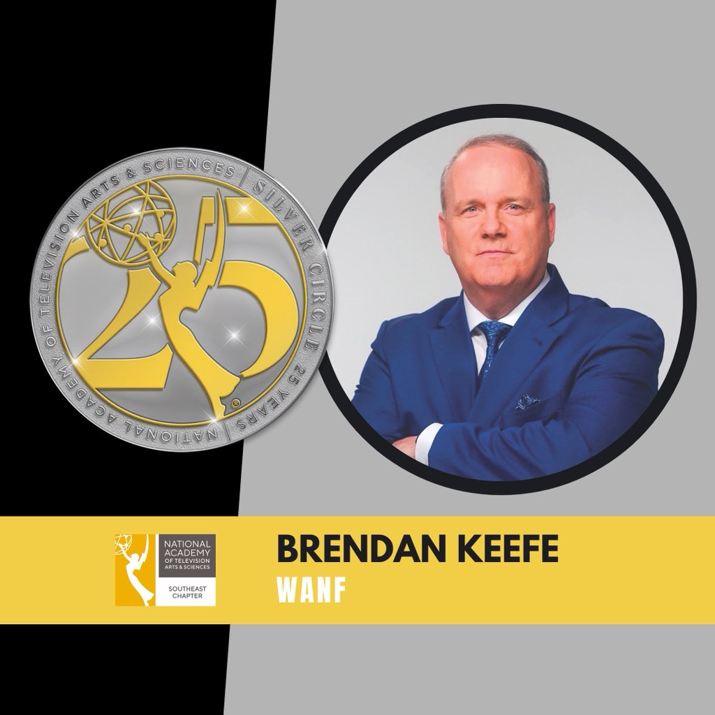 Congratulations to 2025 NATAS Southeast Silver Circle Honoree, Brendan Keefe! 

We’re proud to recognize Brendan’s lasting contributions to the broadcasting industry and dedication to excellence! 🏆

<a href="/BrendanKeefe/">Brendan Keefe - Atlanta News First</a> <a href="/atlantanews1st/">Atlanta News First</a> 
#SoutheastEmmys #SilverCircle