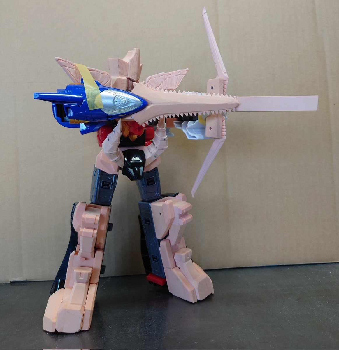 ShanTai17179's tweet image. #DX玩具カスタム(進捗)
#ガオゴッド
#DXROBOUNIVERSE