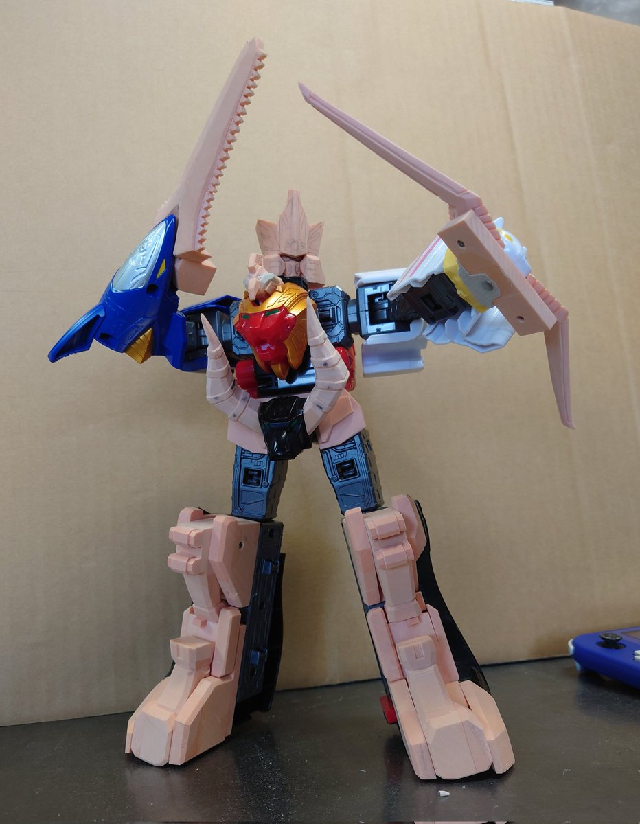 ShanTai17179's tweet image. #DX玩具カスタム(進捗)
#ガオゴッド
#DXROBOUNIVERSE