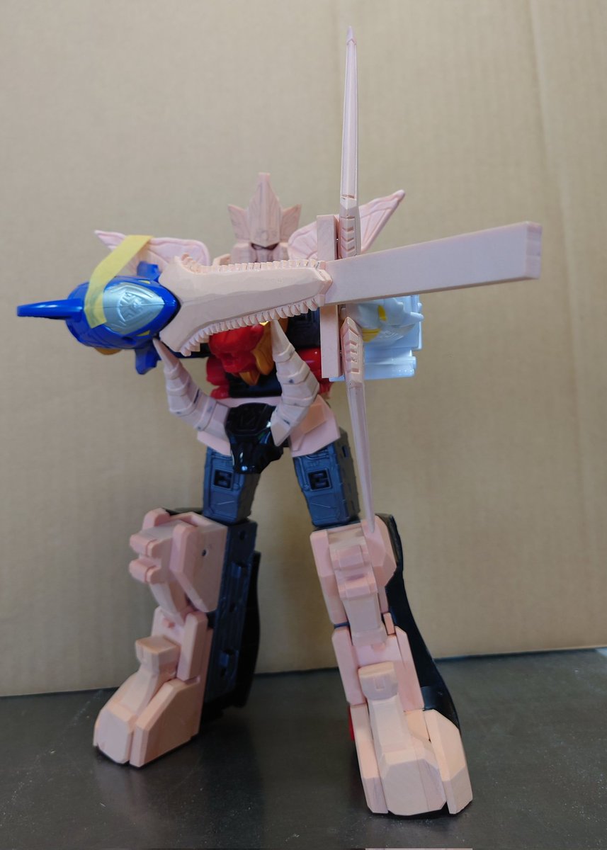 ShanTai17179's tweet image. #DX玩具カスタム(進捗)
#ガオゴッド
#DXROBOUNIVERSE