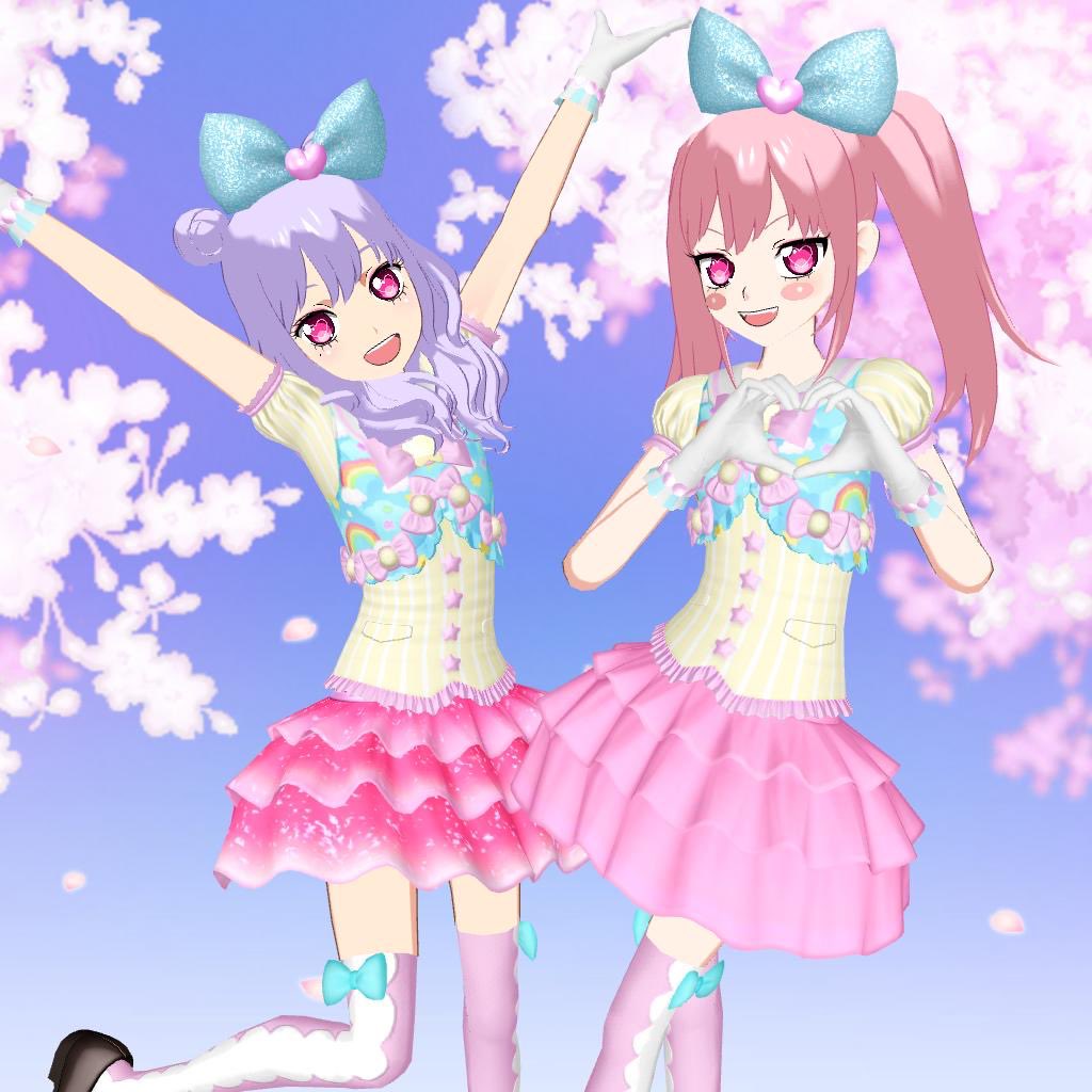 あいらちゃんのミクコ真似っ子💕