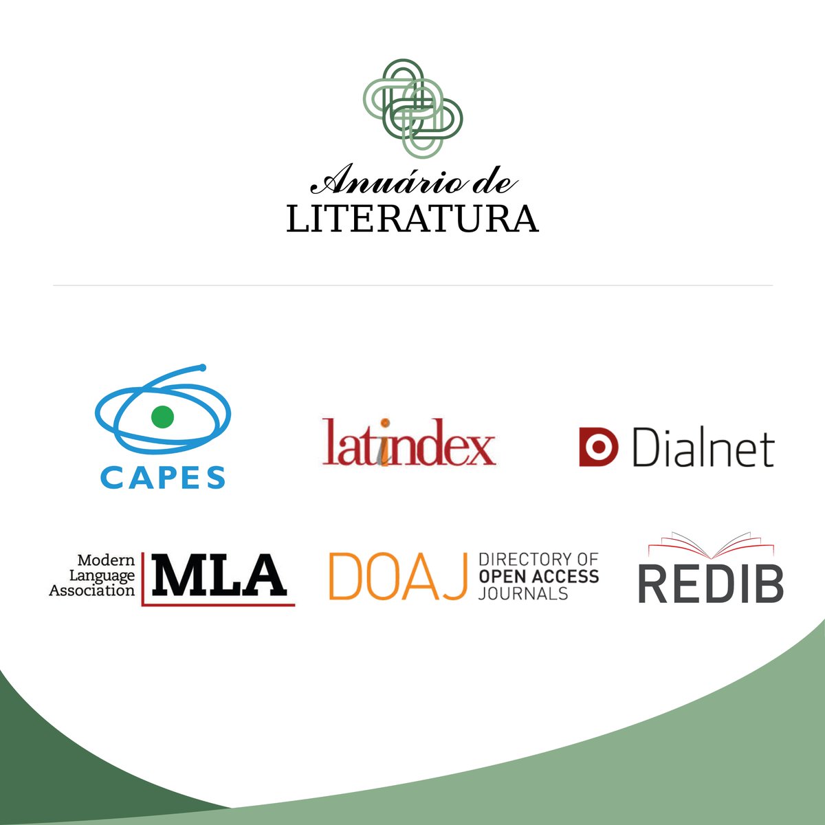 A Revista Anuário de Literatura publicou cinco novos artigos!

Confira todos os textos em: periodicos.ufsc.br/index.php/lite…