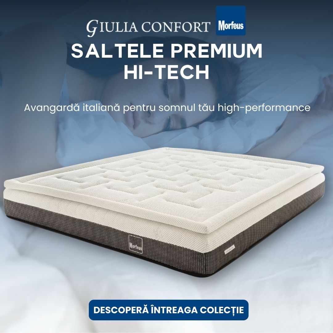 GiuliaConfort's tweet photo. Somn de 5 stele noapte de noapte!
Saltele premium pentru confort si relaxare la rang de arta.
https://t.co/z2jGi2afhl https://t.co/3dq8YDOkmn