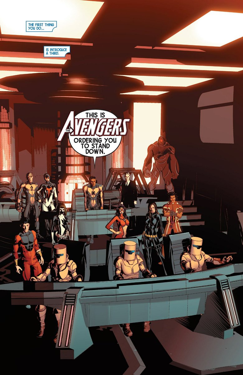 Eu adoro esse momento que o Hickman simplesmente fala "Okay, o Roberto é o protagonista da revista dos Vingadores agora"