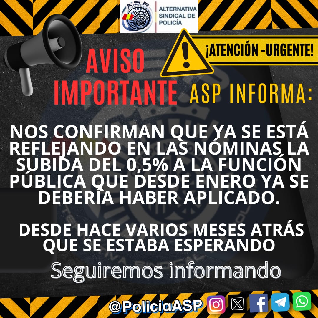 ASP - Alternativa Sindical de Policía tweet media