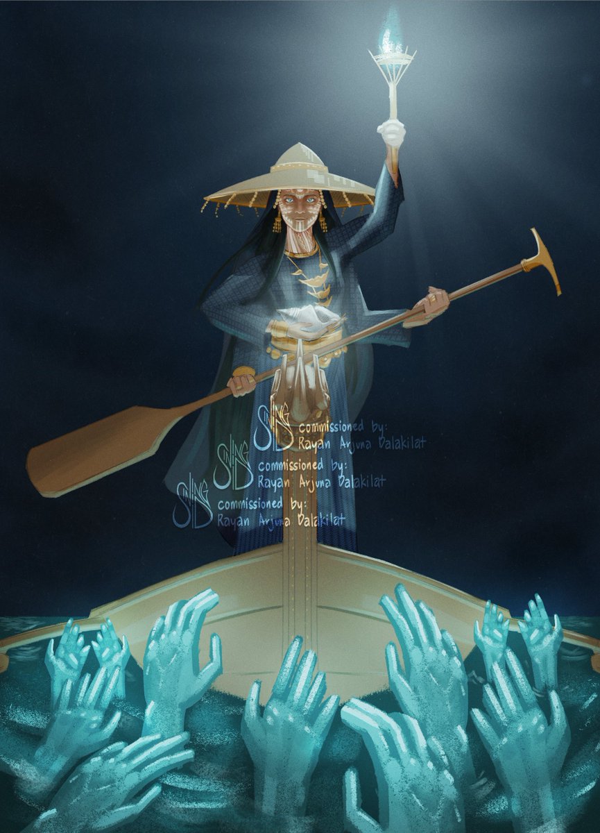 MAGWAYEN, the Visayan Goddess of the Sea and Underworld

#commissions