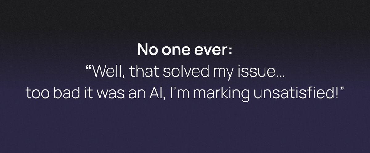 How not to use AI in customer support?

Here's a textbook case of misusing AI, shared in the Support Driven community: supportdriven.slack.com/archives/C02DT…

Setting aside the quality of the AI they used, it’s clear they subscribed to a belief, now held by only a shrinking number of companies,