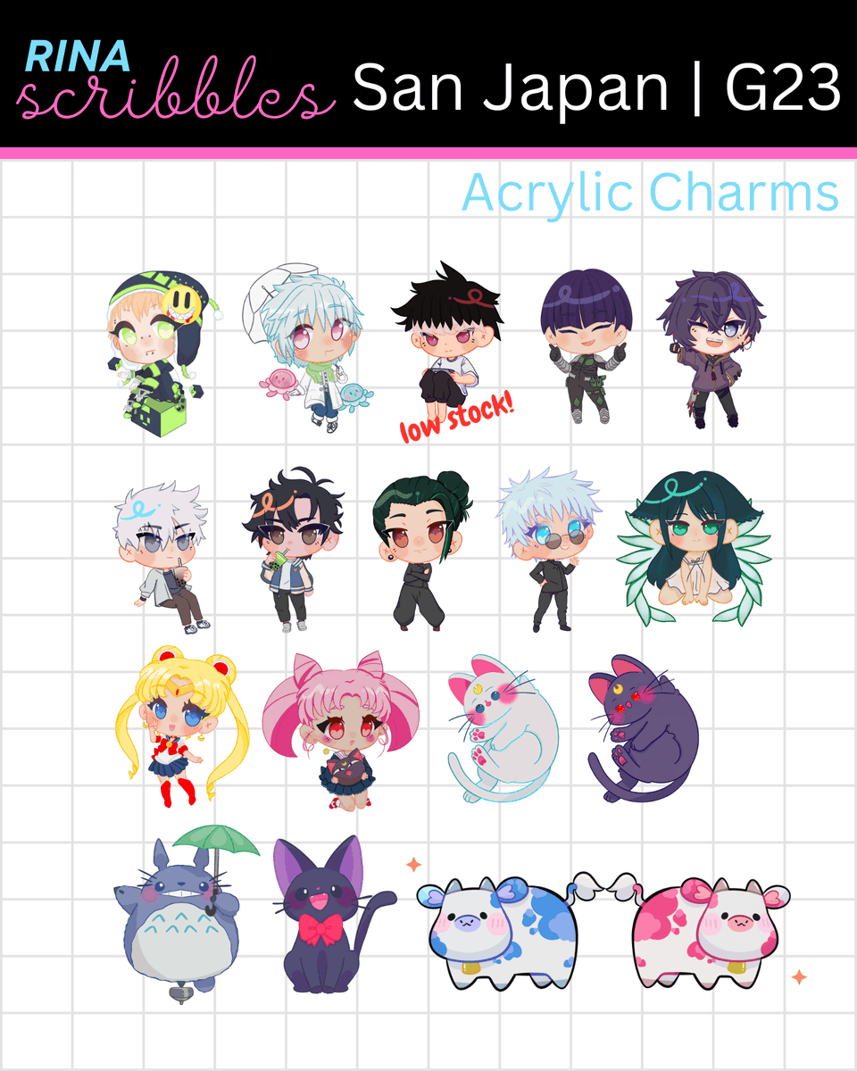 rinascribbles's tweet image. hello~! i will be sharing table G23 with the lovely @AdiAstraya this weekend at San Japan 2025!

excited to see you all~✨
#SanJapan #SanJapan2025