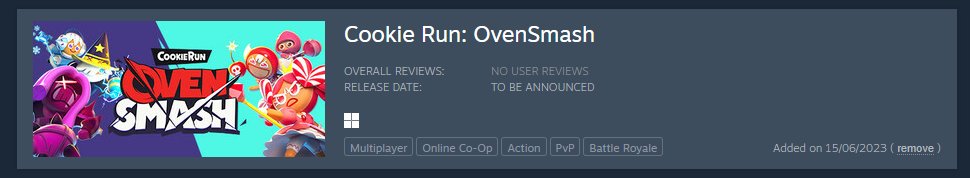 you will be missed cookie run ovensmash for the steam pc