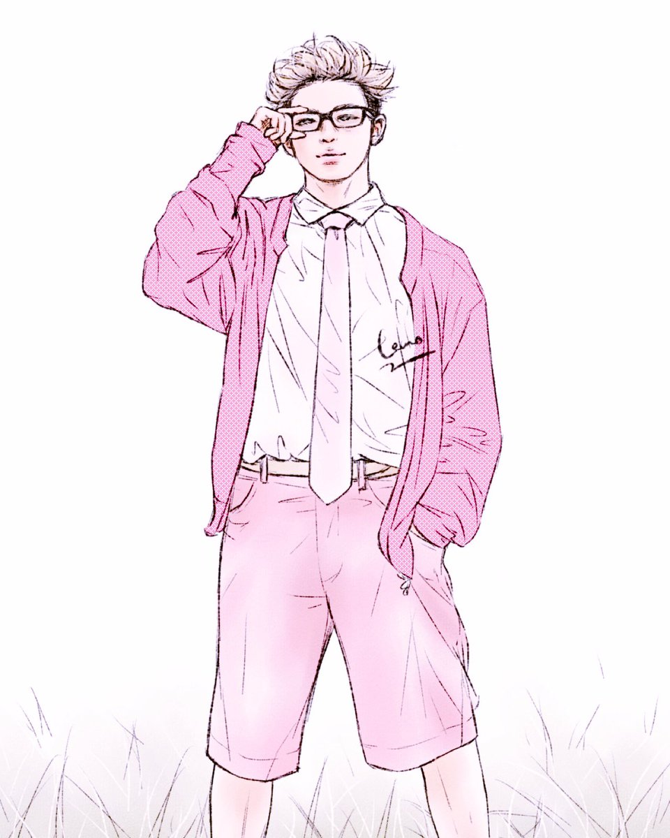 Numeroの岸くんにキャーキャーしたいけれど

未確認領域のピンク岸くんをどうしても描きたくて描いてまして

描き終わったので今からキャーキャーしたいと思います！！！！！