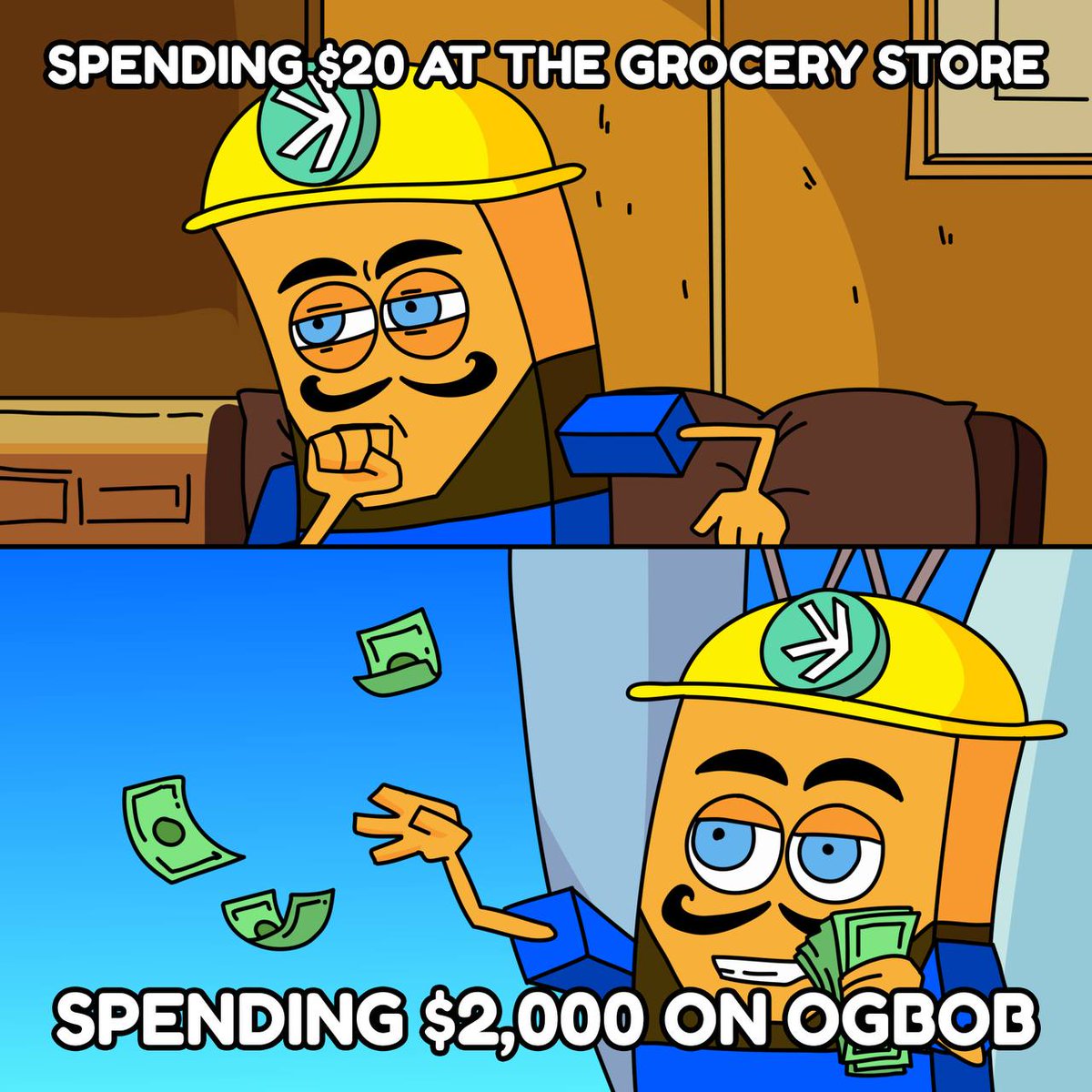 Priorities, right? 😉

When you know, you know.

#OGBOB #CryptoLife #InvestSmart #MemeWithMission #krc20