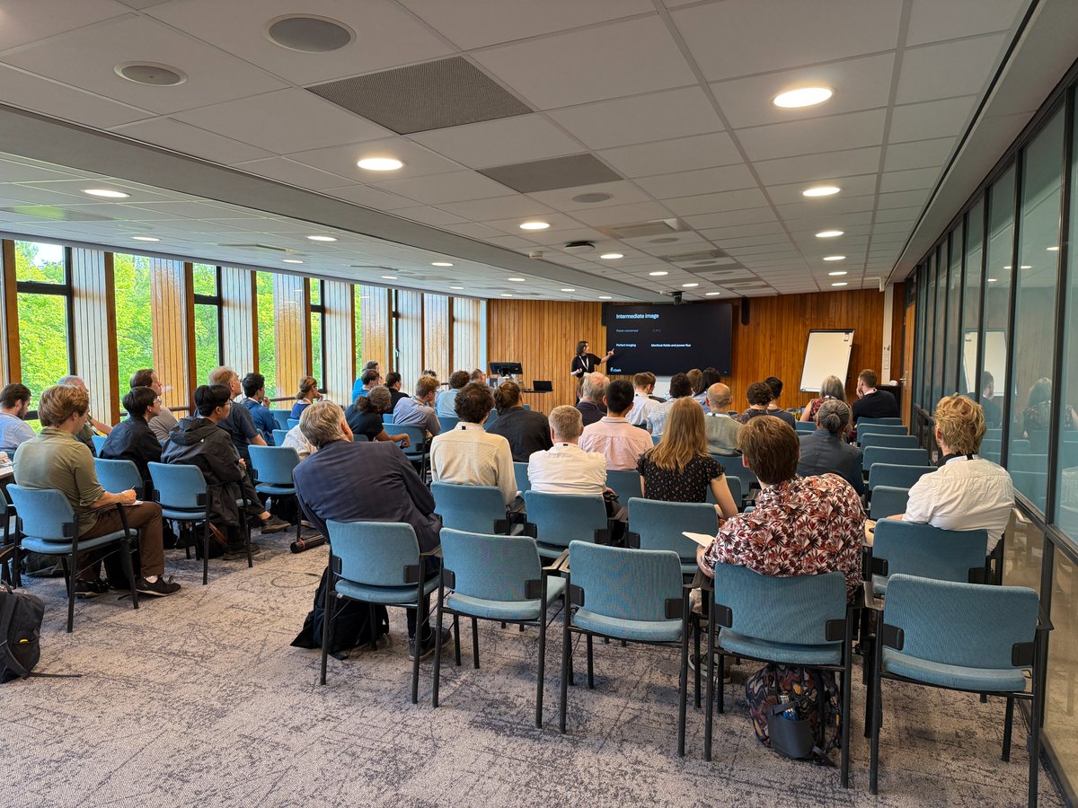 EOS_AM's tweet image. Another exciting day at #EOSAM2025! 🌟
Parallel sessions, plenary talks, and networking at the Exhibition fill the day.
Catch the Poster Session, EOS Fellow Ceremony 🏆, and wrap up with the Conference Dinner at Art Centre Delft. 🍽️
#Optics #Photonics #Delft #Networking