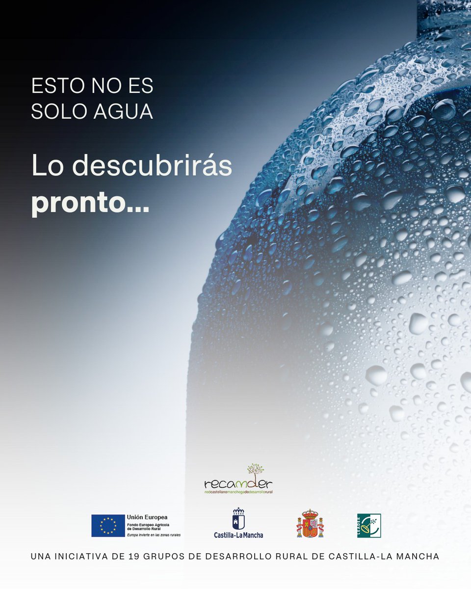 💧 Los Grupos de Desarrollo Rural defienden el agua en su proyecto ‘Nuestra agua, nuestra tierra’. 

🍶 Consiste en el reparto de 100.000 botellas de vidrio serigrafiadas que permitirán a bares y restaurantes ofrecer agua del grifo sin costes añadidos.

castillalamancha.es/node/406996