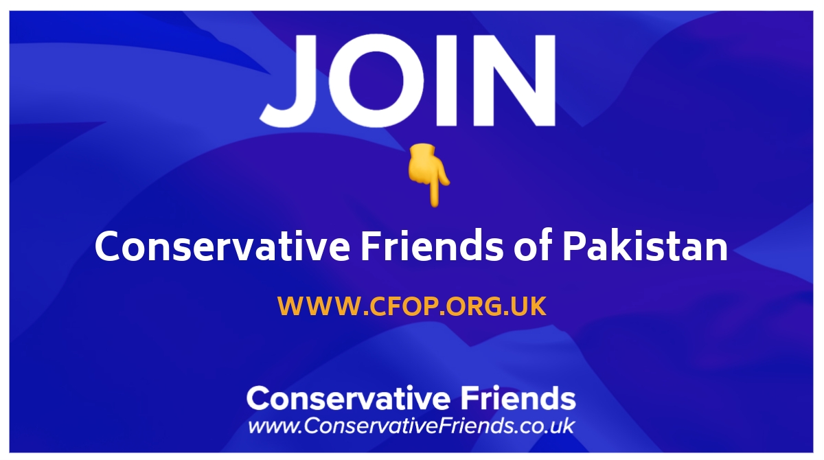🇵🇰🤝💙 Join the Conservative Friends of Pakistan and connect with like-minded conservatives who support UK-Pakistan relations and the Pakistani community. 🤝🙌🏻 #CFOP #ConservativeValues #UKPakistanRelations 🇬🇧🤝🇵🇰 @conservativefop
