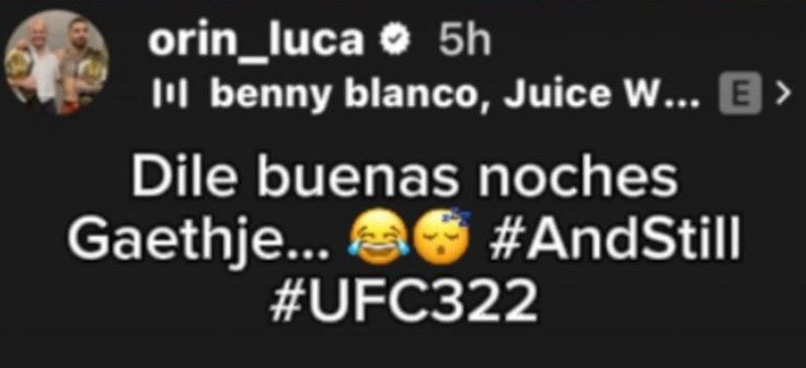 no way there doing Ilia vs Gaethje next 🤦🏻‍♂️