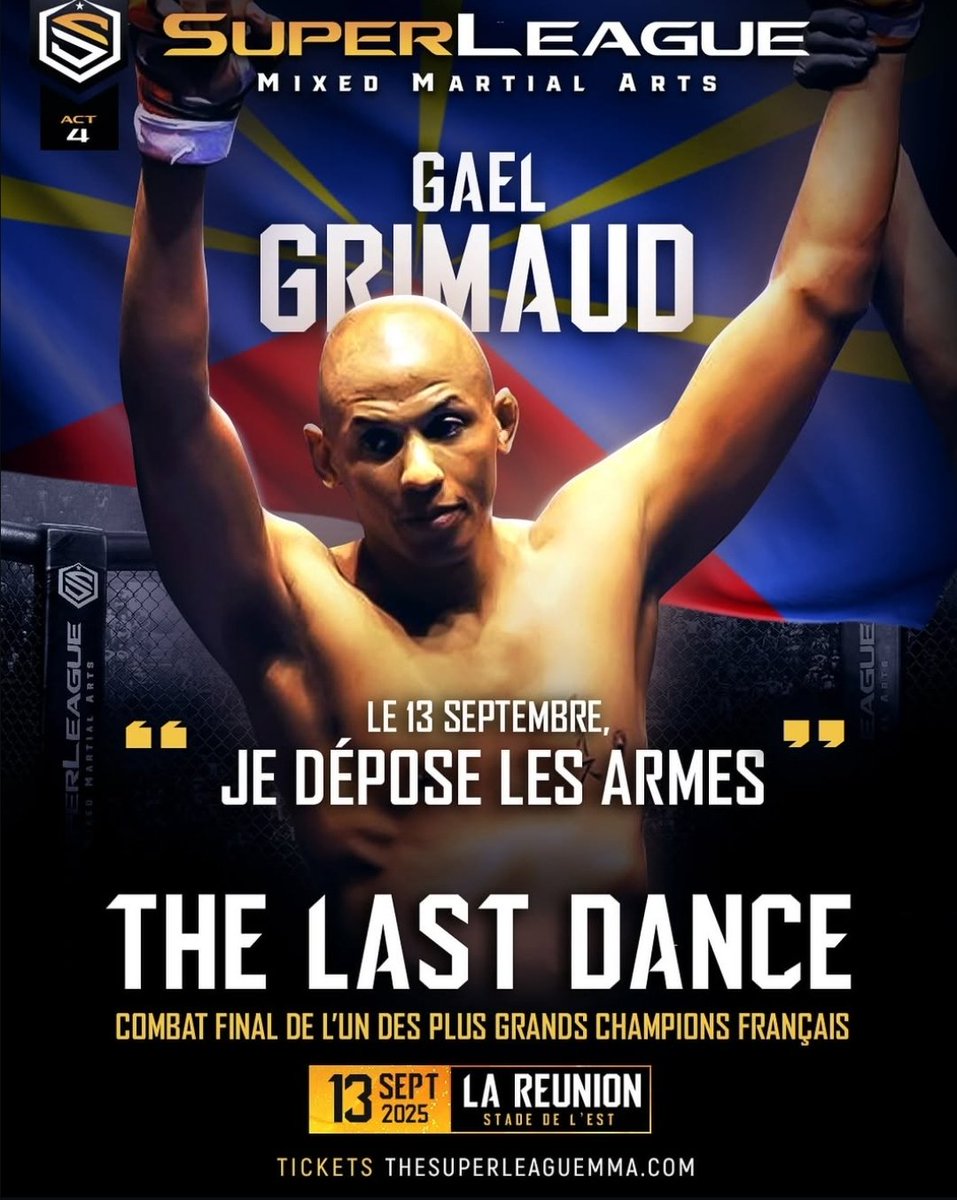 mma_prospect's tweet image. 🚨 Exclu MMA Prospect 🚨

🔥 Pour son dernier combat, Gael Grimaud (21-8) affrontera Florent Betorangal (17-15) à la Super League 4 

🇷🇪 La Super League se produira à la Réunion le 13 septembre 📆

Un combat de vétéran plutôt sympa 🤩

#SL4