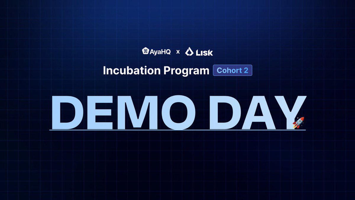IT’S DEMO DAY! 

The wait is OVER. The stage is set. The founders are READY!

8 brilliant builders → countless hours of training &amp; mentorship → now it all comes down to THIS moment.

These aren’t just ideas. These are real-world solutions shaking up the Web3 space in Africa.