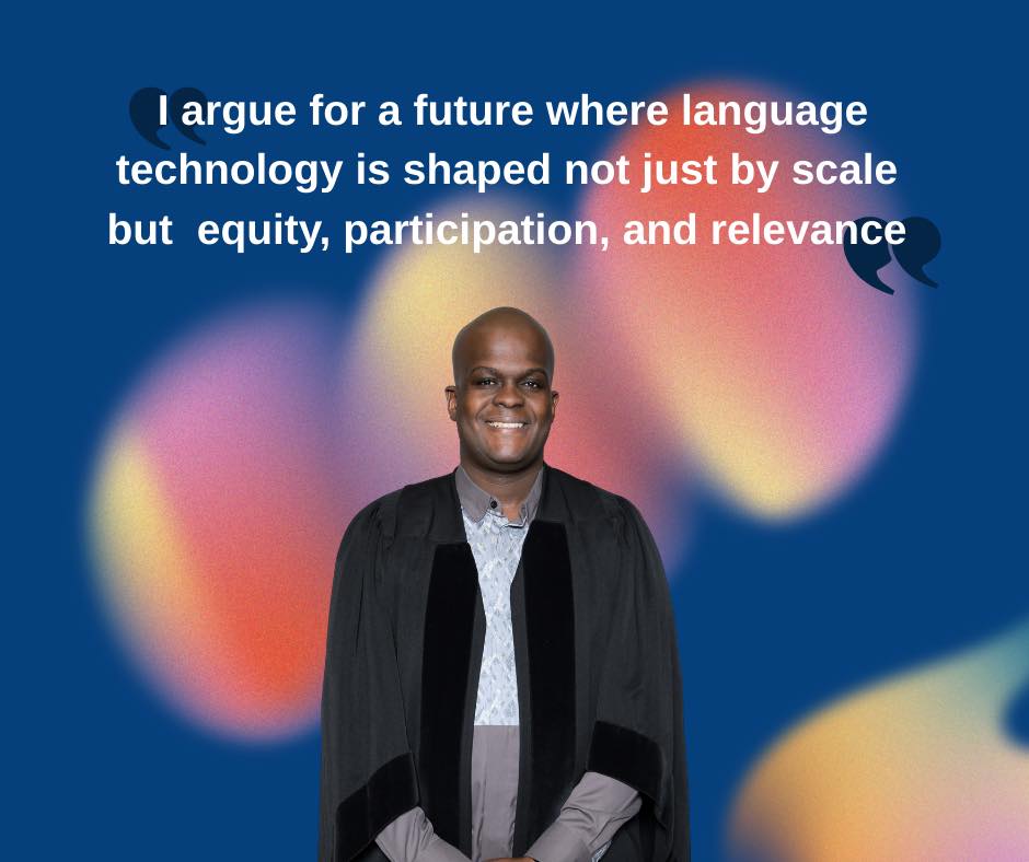 Vukosi Marivate ๐ฟ๐ฆ๐๐ (@vukosi) on Twitter photo Last night it happened. I professed. I am now your Professor ๐
I am so thankful for the giants <a href="/mlittmancs/">Michael Littman</a> and <a href="/tmarwala/">Tshilidzi Marwala ใใชใใฃใปใใซใฏใฉ . ไธธ็ฌ</a> on whose shoulders I stand.
<a href="/UPTuks/">University of Pretoria</a> <a href="/DSFSI_Research/">Data Science for Social Impact (DSFSI)</a> <a href="/LelapaAI/">Lelapa AI</a> 1/ Last night it happened. I professed. I am now your Professor ๐
I am so thankful for the giants <a href="/mlittmancs/">Michael Littman</a> and <a href="/tmarwala/">Tshilidzi Marwala ใใชใใฃใปใใซใฏใฉ . ไธธ็ฌ</a> on whose shoulders I stand.
<a href="/UPTuks/">University of Pretoria</a> <a href="/DSFSI_Research/">Data Science for Social Impact (DSFSI)</a> <a href="/LelapaAI/">Lelapa AI</a> 1/