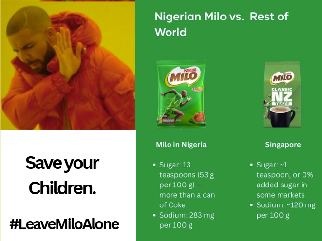 You won't faint if you don't drink Milo.
