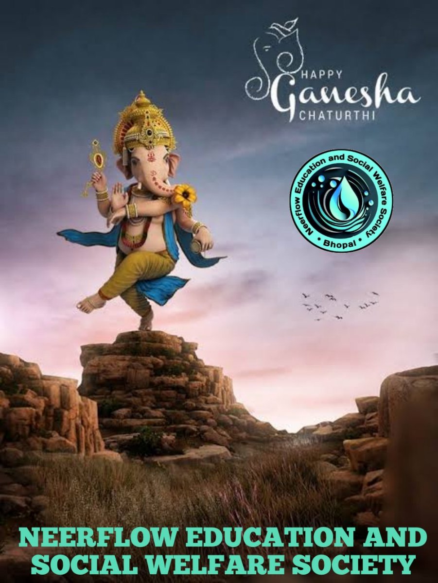 Neerflow2024's tweet image. Happy Ganesh Chaturthi 2025
Neerflow Educational social Welfare Society, Bhopal
#neerflow2024 
#neerflow 
#ganeshchaturthi