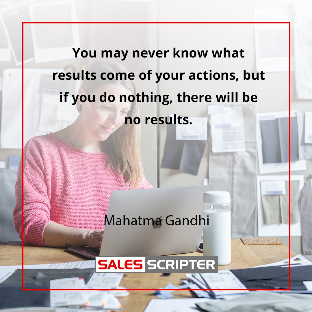 You may never know what results come of your actions, but if you do nothing, there will be no results.
Mahatma Gandhi

#coldcallingscripts #howtocoldcall #coldcalling #coldcall #coldcalls #salesprospecting #coldcallingworks #coldcallscript #coldcallings