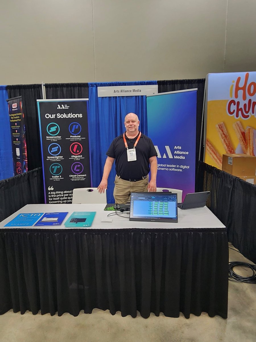 Delighted to be at CineShow showcasing how Screenwriter helps exhibitors to transition from manual operations, level up from their existing TMS, &amp; cut costs to scale efficiently

🌎 Dallas, USA
📍 Booth #607

Not in town for the show? 

Reach out at hello@artsalliancemedia.com