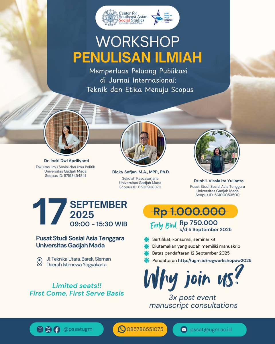 Center for Southeast Asian Social Studies UGM tweet media
