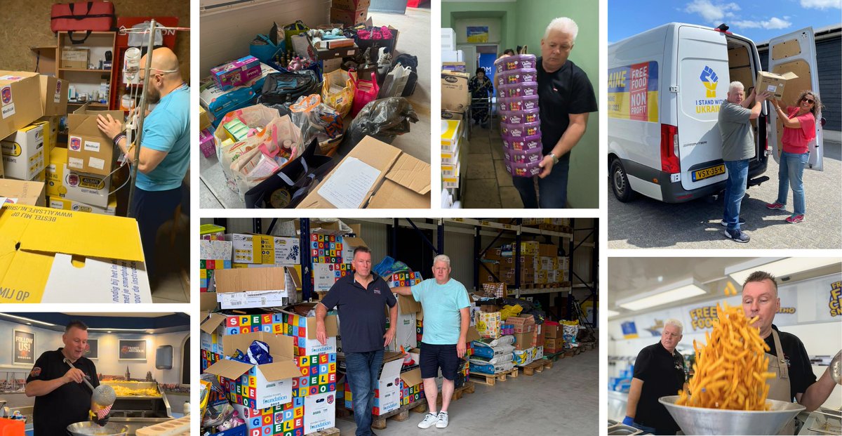 Komende zaterdag inzamel- en inloopdag bij Franky &amp; Coen in Helmond

Kom gezellig langs en neem een kijkje in onze hal en zie hoe we hulpgoederen inzamelen en werken in Oekraïne. Je kunt spullen doneren, of gewoon een praatje met ons maken.

Natuurlijk bakken wij gratis friet