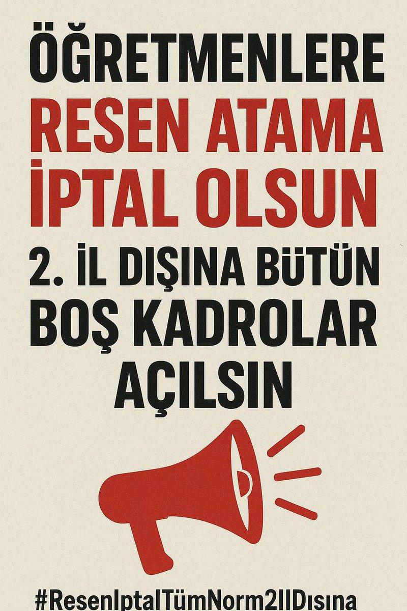 Herkesin kendi memleketine dönmeye hakkı var tüm boş normlara talibiz #ResenİptalTümNorm2İlDışına
<a href="/Yusuf__Tekin/">Yusuf Tekin</a> <a href="/tcmeb/">Millî Eğitim Bakanlığı</a> <a href="/mebpgm/">Personel Genel Müdürlüğü</a> <a href="/EgitimBirSen/">Eğitim-Bir-Sen</a> <a href="/egitimis/">Eğitim-İş</a> <a href="/HurEgitimSen/">Hürriyetçi Eğitim Sen Genel Merkezi</a> <a href="/cftcblnt/">Bülent ÇİFTCİ</a> <a href="/farukyelkenci/">Ömer Faruk Yelkenci</a> <a href="/cuneytiltus/">Cüneyt İltuş</a> <a href="/edipuzen/">Edip Üzen</a> <a href="/Yasingrms0/">Yasin Görmüş</a> <a href="/egitimsen/">Eğitim Sen</a>
