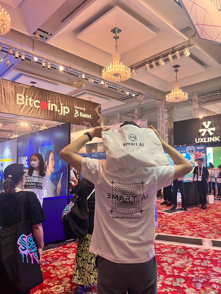 SmartAIHQ's tweet image. 🔥 The energy at #WebX2025 Tokyo was incredible! Thousands of Web3 innovators gathered to shape the future. Smart AI was proud to be part of this historic moment! 📸✨ #Web3 #SmartAI #Tokyo
