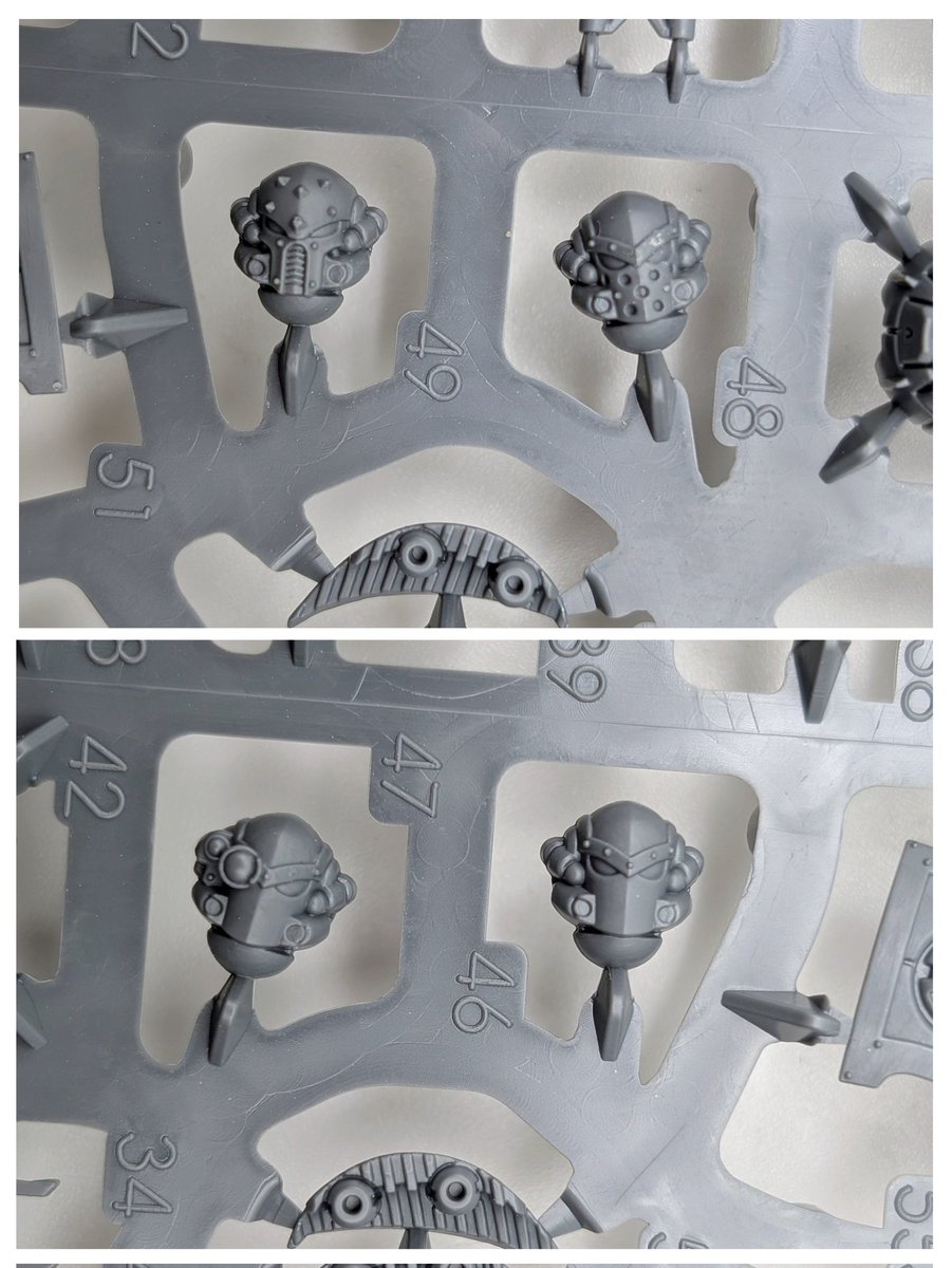 創刊号を買ったけど、ターミネーターキャプテンのヘルメットが欲しいというそこのあなた！朗報です！
なんとサタナインを買えば形は違いますがターミネーターの頭が沢山余ります！！
しかもかなり似合います！
創刊号と一緒に買おうサタナイン！！
#ウォーハンマー