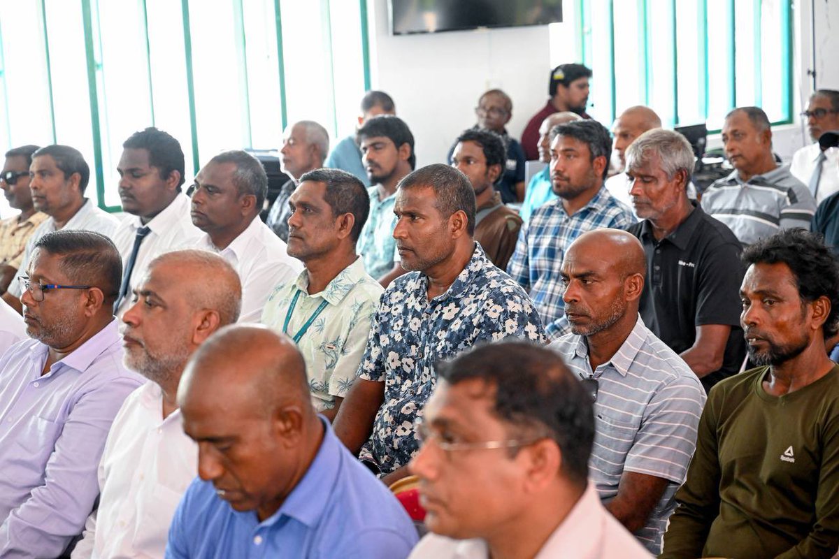 The President's Office (@presidencymv) on Twitter photo President Dr <a href="/MMuizzu/">Dr Mohamed Muizzu</a> meets with the residents of HDh. Kumundhoo. During the meeting, he outlined key initiatives, including essential infrastructure projects crucial to the community’s development. He also reaffirmed the Administration’s commitment to delivering meaningful President Dr <a href="/MMuizzu/">Dr Mohamed Muizzu</a> meets with the residents of HDh. Kumundhoo. During the meeting, he outlined key initiatives, including essential infrastructure projects crucial to the community’s development. He also reaffirmed the Administration’s commitment to delivering meaningful