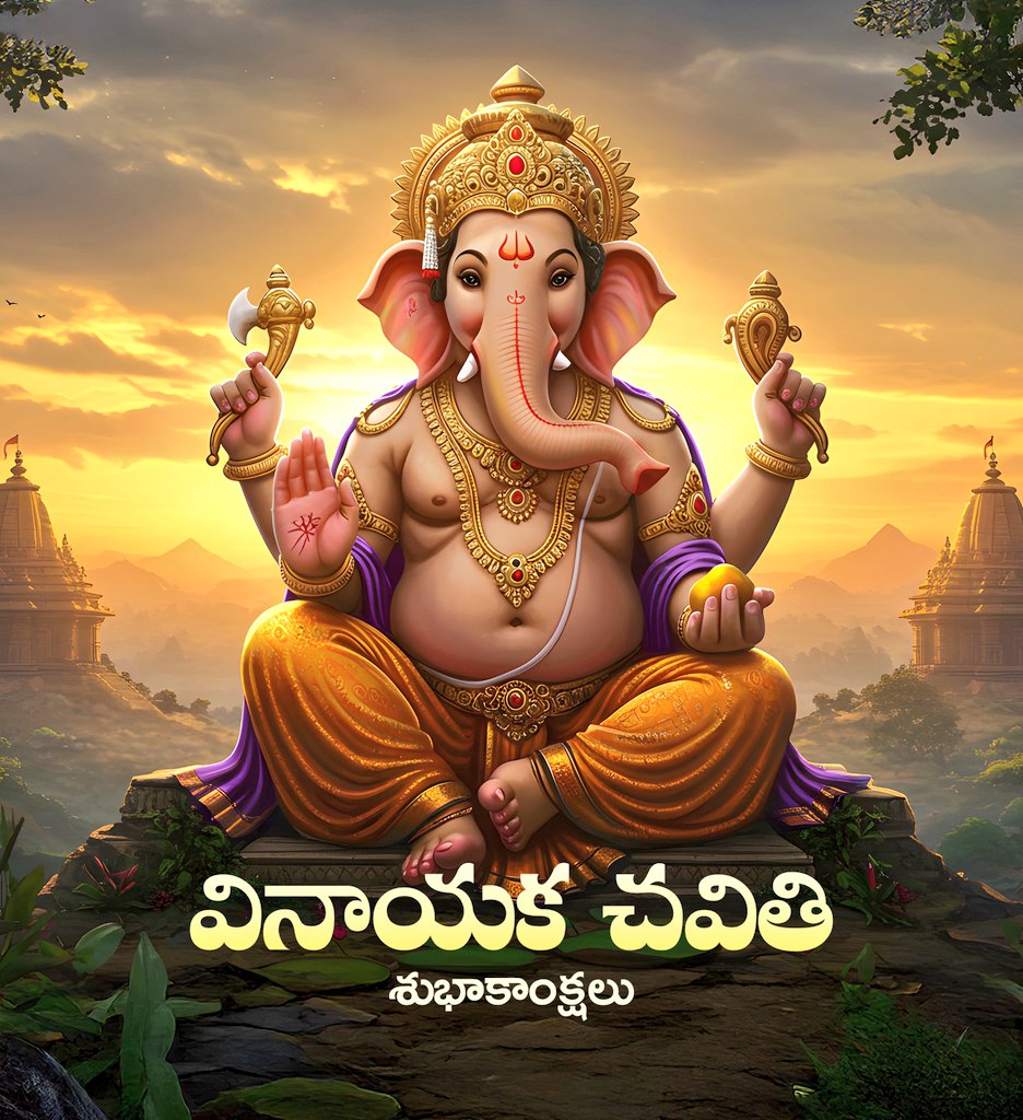 Happy Vinayaka Chaturthi 🙏🪔
On this sacred day, we invoke the blessings of Lord Ganesha to remove obstacles and guide us with wisdom, health and prosperity.

— With best wishes,
NRI Academy of Sciences

#NRIAS
#VinayakaChaturthi #GaneshChaturthi2025
