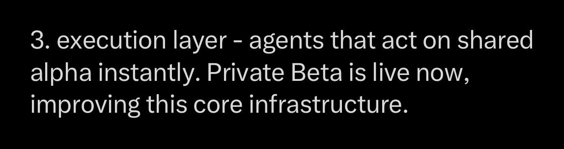 i have a question: does the utility layer change how we see trading alpha? 

execution layer - agents that act on shared alpha instantly. Private Beta is live now, improving this core infrastructure.

<a href="/loomlayai/">Loomlay</a> utility layer === executable alpha 

if alpha is only valuable when