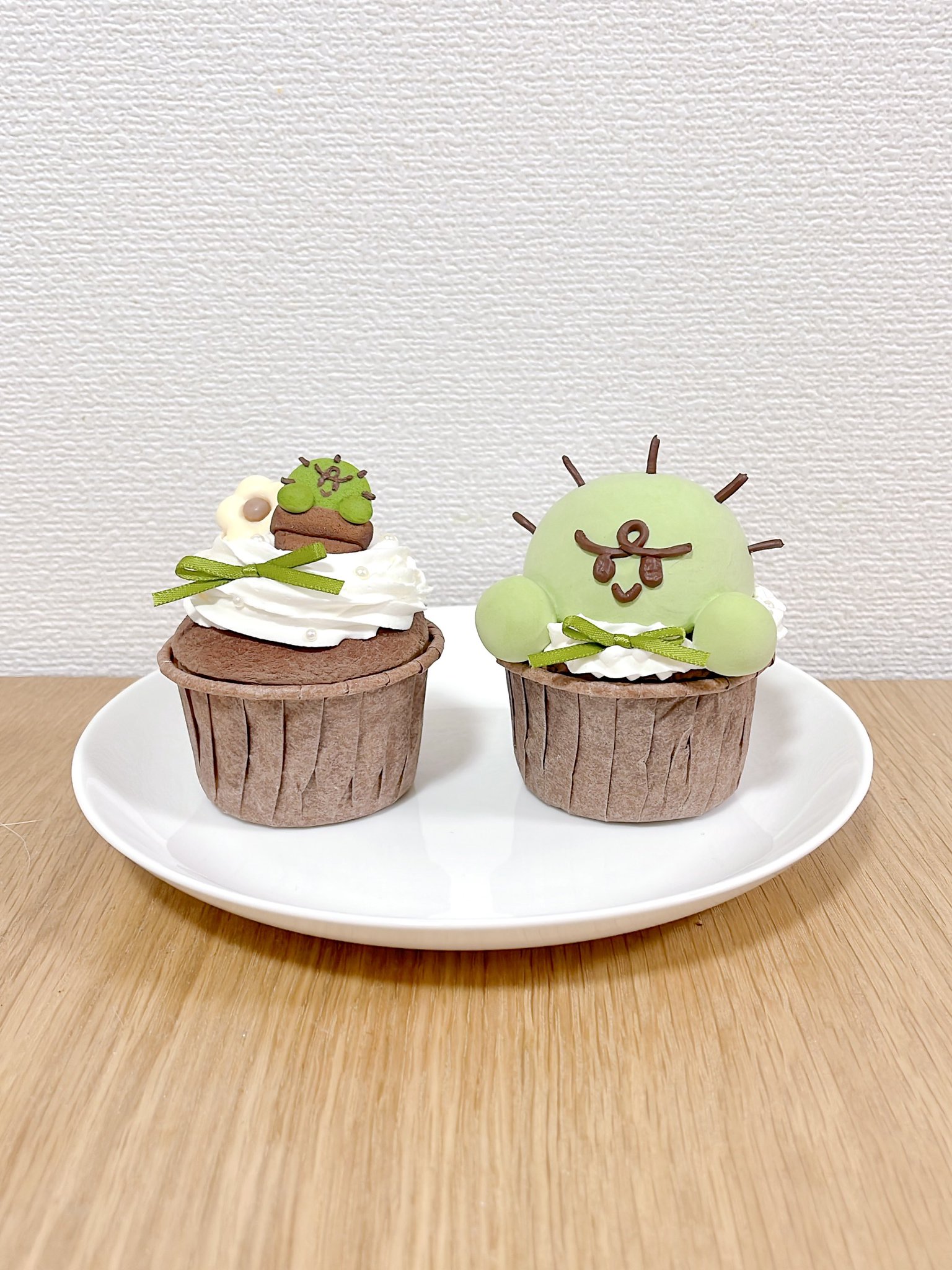 専用品３点おまとめ　シーグラス水彩アート　カップケーキ 専用 シーグラスアート 3点おまとめ